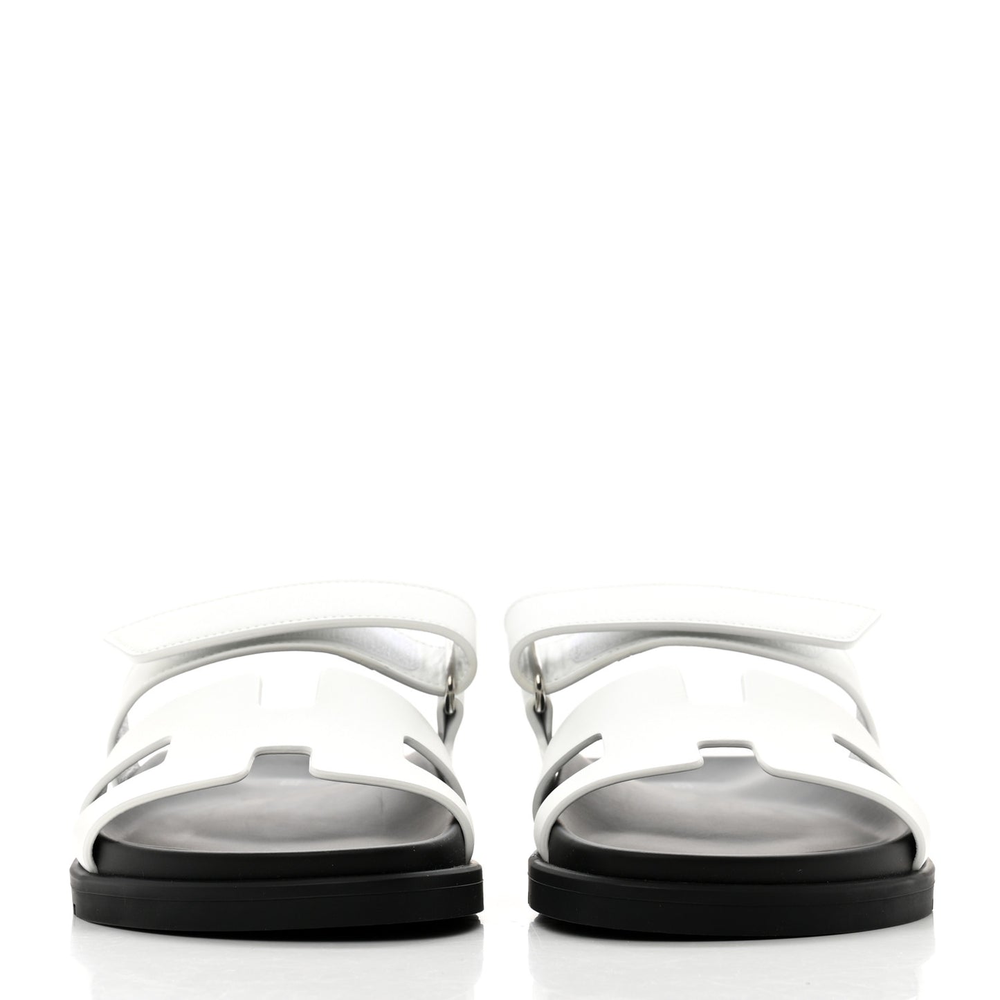 Calfskin Womens Chypre Sandals 36.5 White
