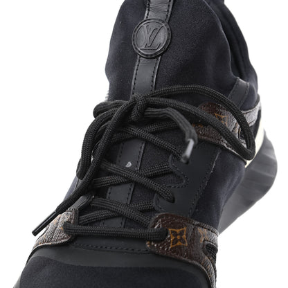 Louis Vuitton Technical Nylon Monogram Rubber Aftergame Sneakers 38.5 Black 11 of 12