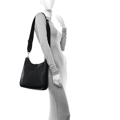 Hermes Taurillon Clemence Evelyne III PM Black 2 of 11