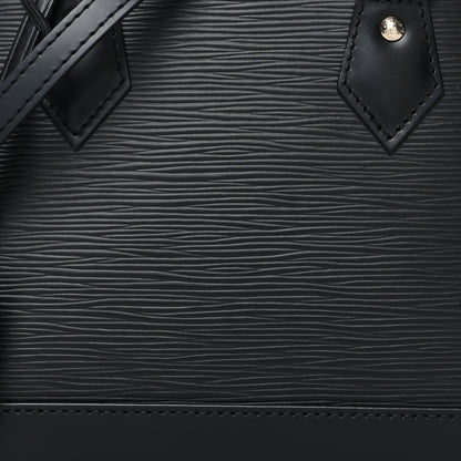 Louis Vuitton Epi Alma BB Black 7 of 9
