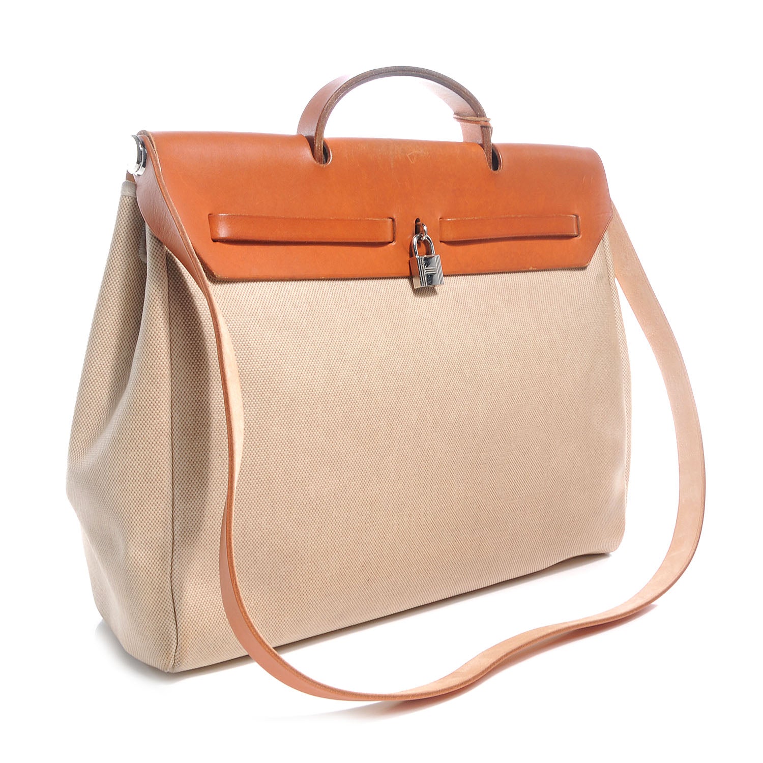 Hermes Toile Herbag MM Natural 3 of 9