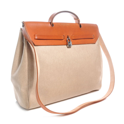 Hermes Toile Herbag MM Natural 3 of 9
