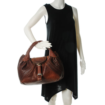 Fendi Nappa Nuvolata Spy Cognac 2 of 8