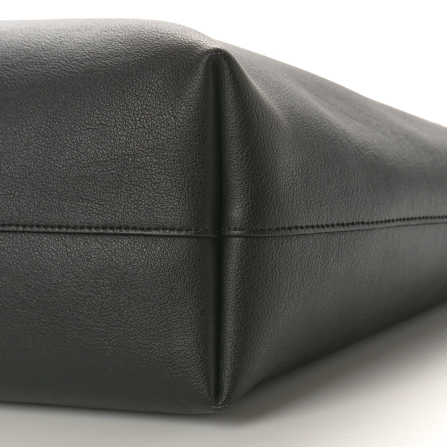 Calfskin Large Shopping Tote Black