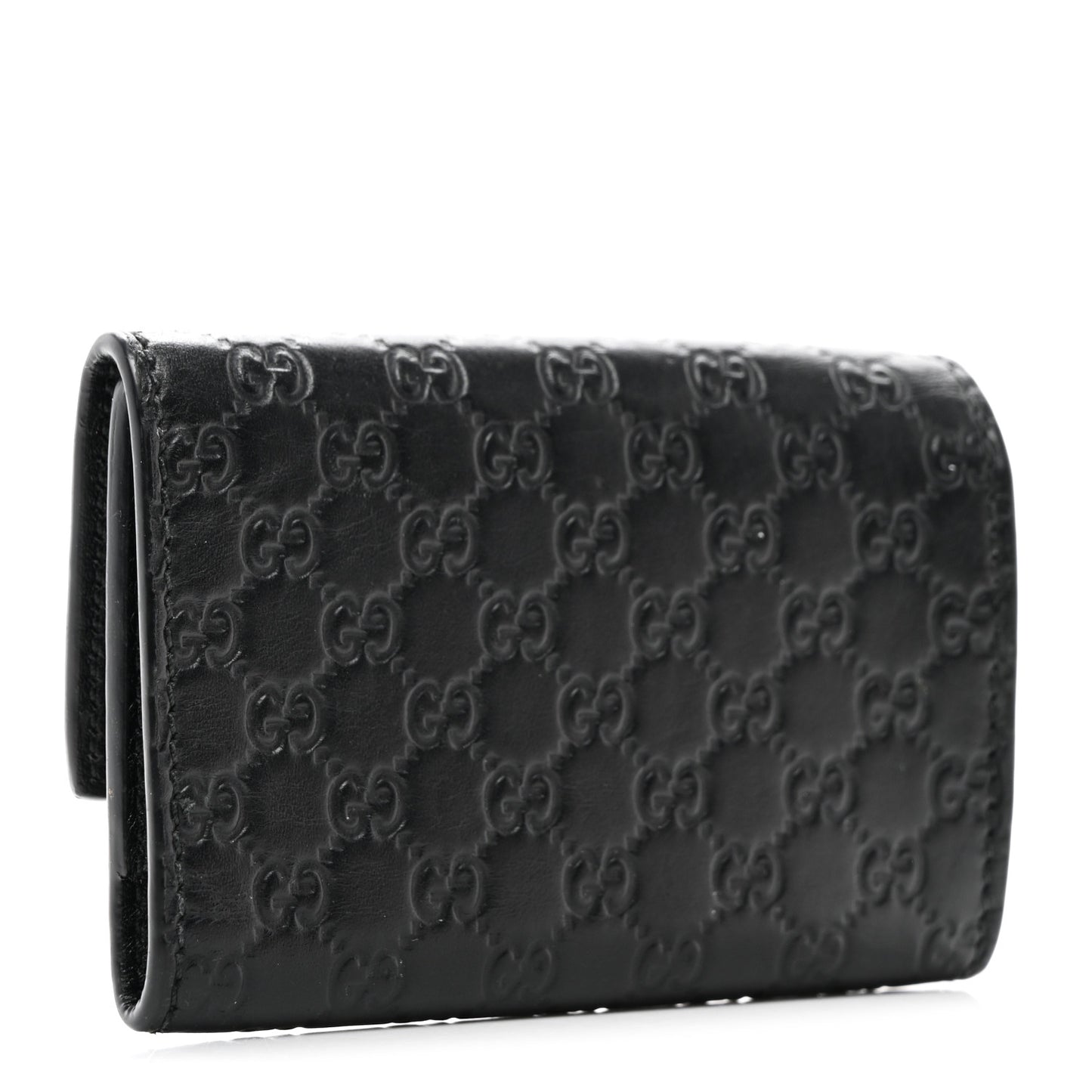 Guccissima 6 Key Holder Case Black