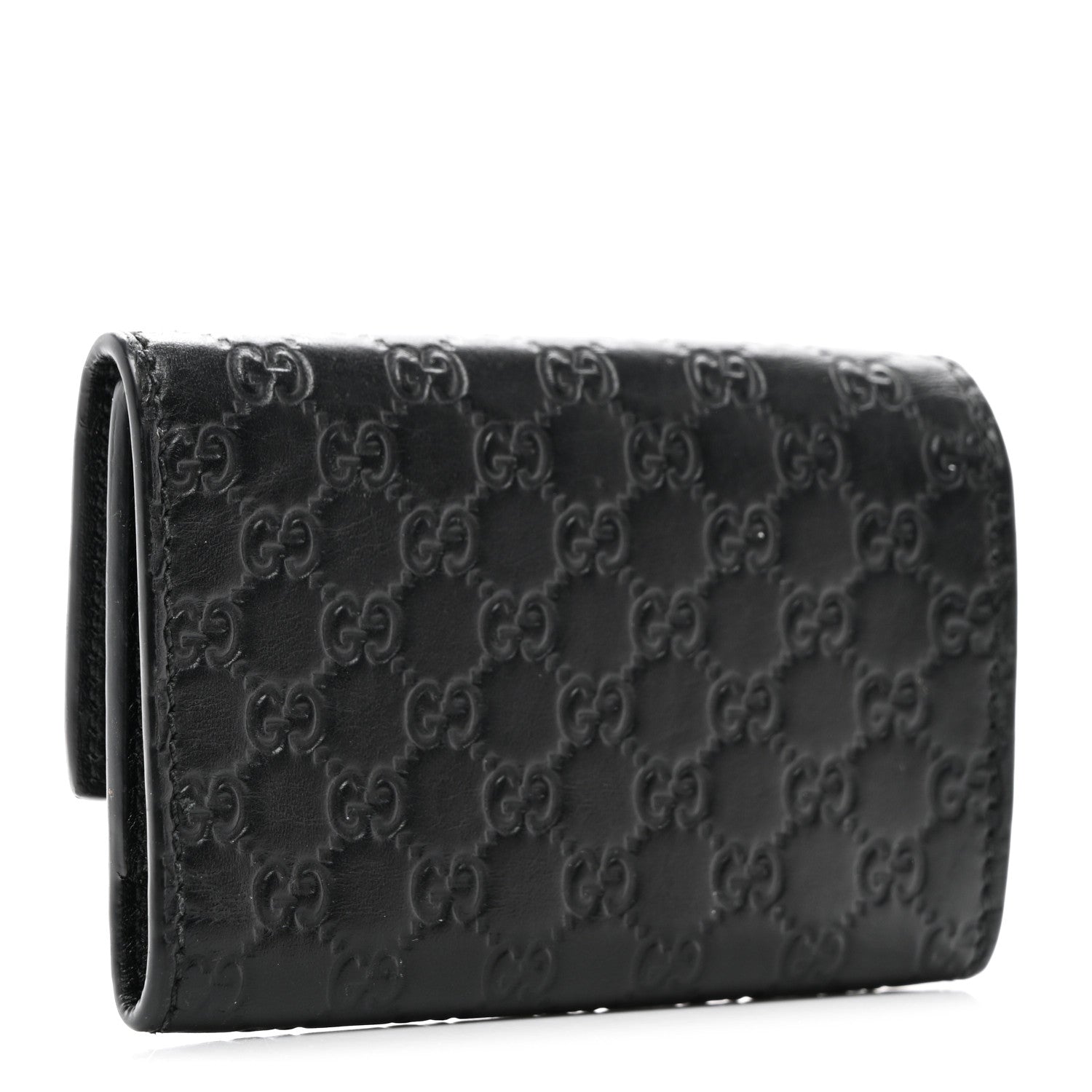 Gucci Guccissima 6 Key Holder Case Black 3 of 10