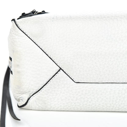 Balenciaga Veau Papier A6 Zip Around Tote White Black 10 of 18