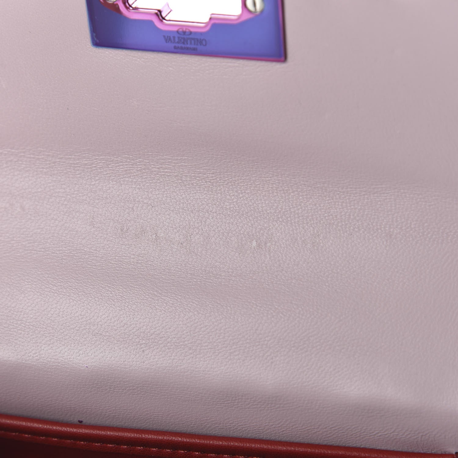 Valentino Garavani Glitter Mini Rockstud Spike Shoulder Bag Water Lilac 10 of 10