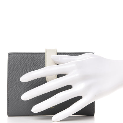 Celine Grained Calfskin Medium Multifunction Strap Wallet Grey 2 of 9