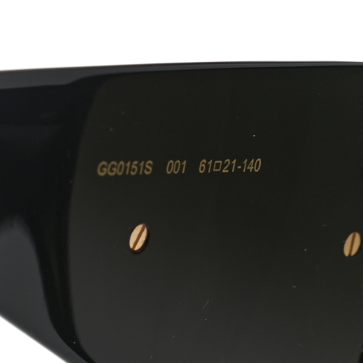 Acetate Oversized Interlocking G GG0151S Sunglasses Black