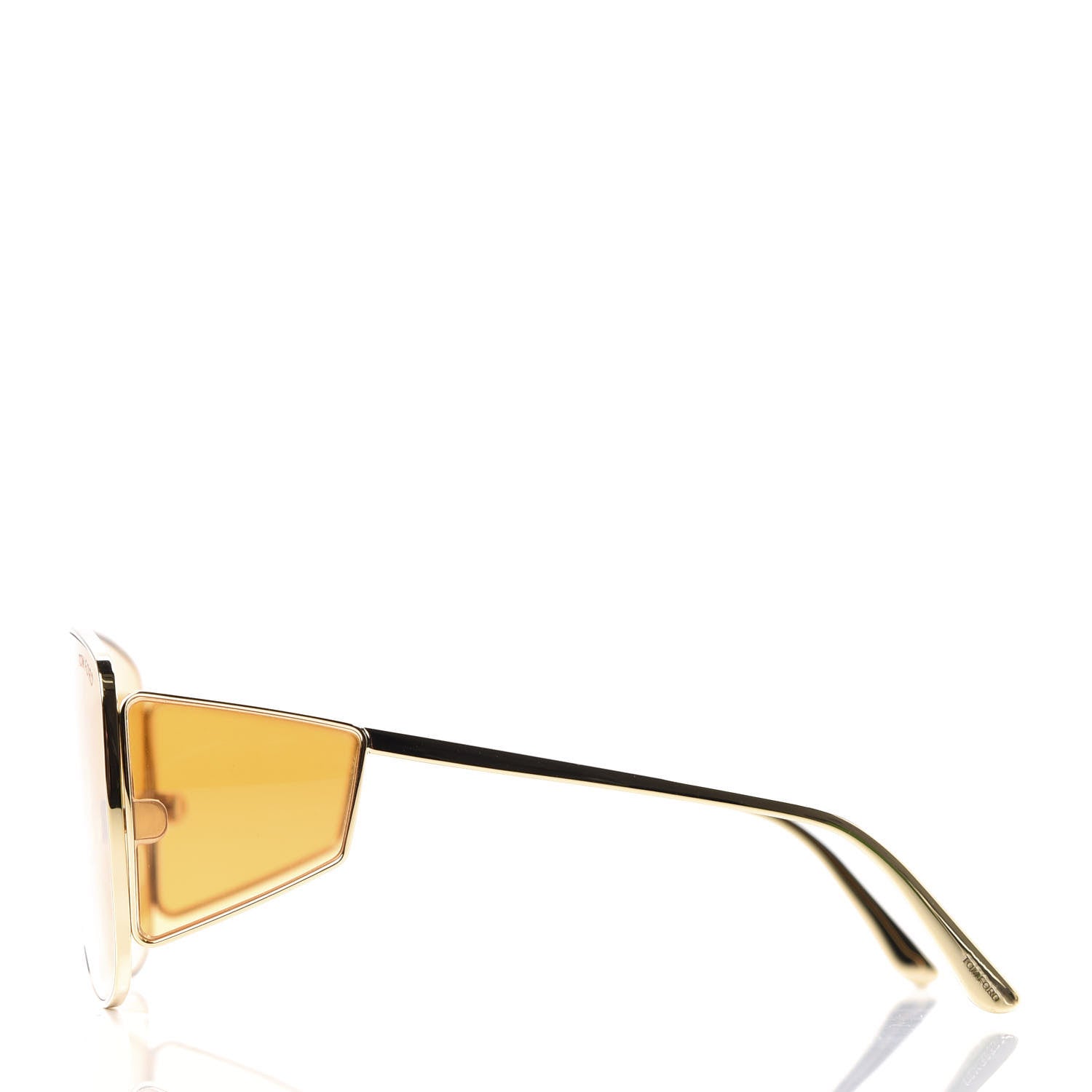 Tom Ford Square Spector Sunglasses TF 708 Gold 3 of 8