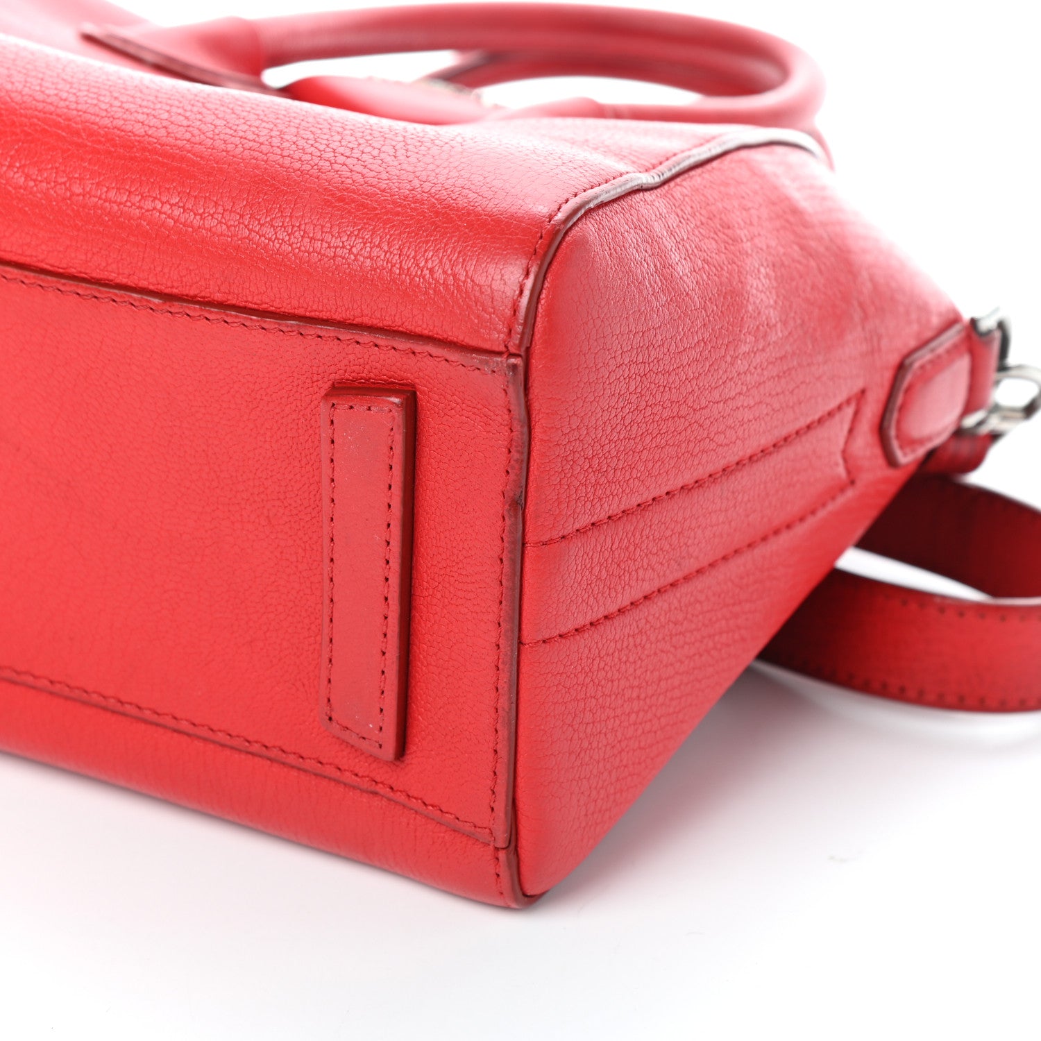 Givenchy Sugar Goatskin Mini Antigona Red 9 of 9