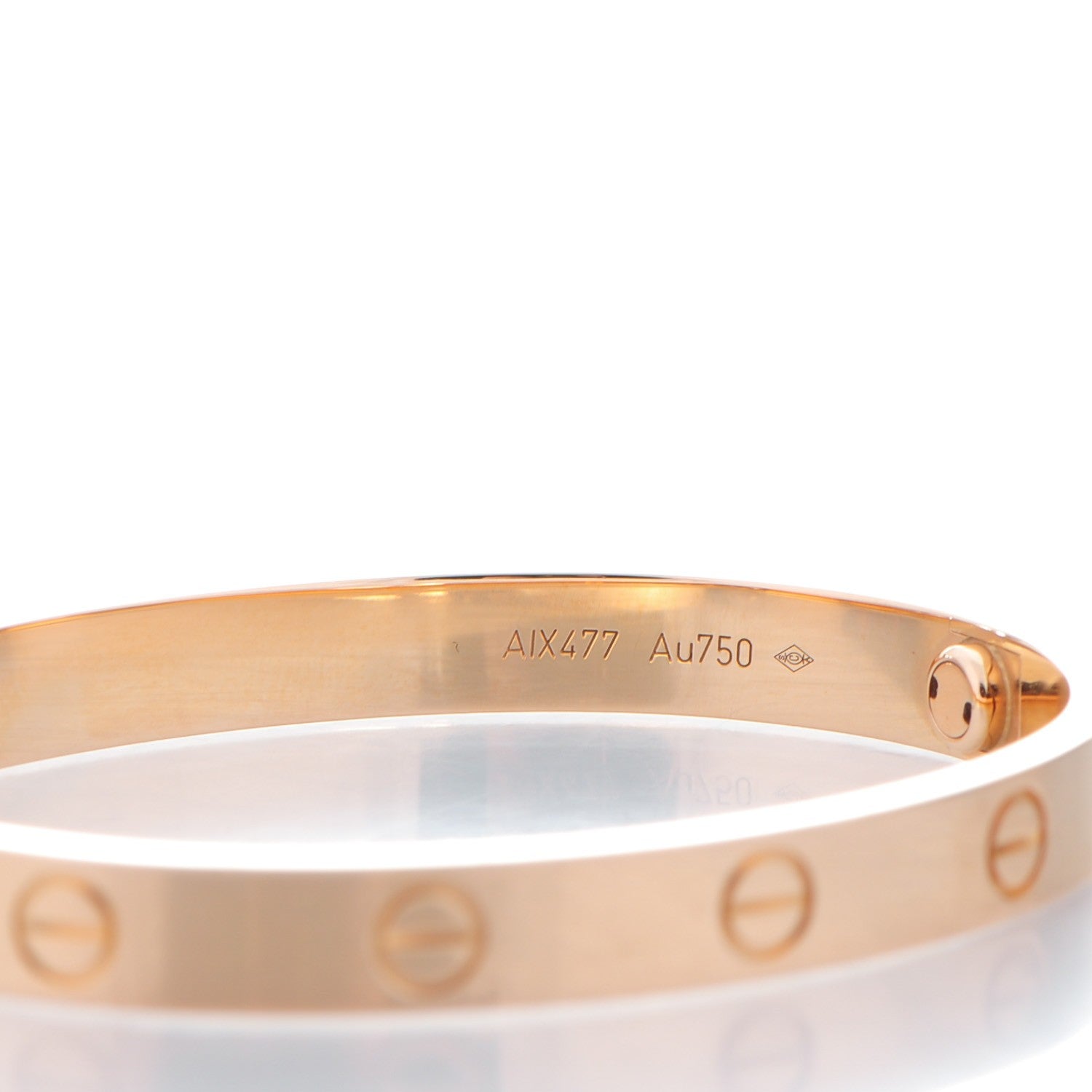 Cartier 18K Pink Gold LOVE Bracelet 16 5 of 6