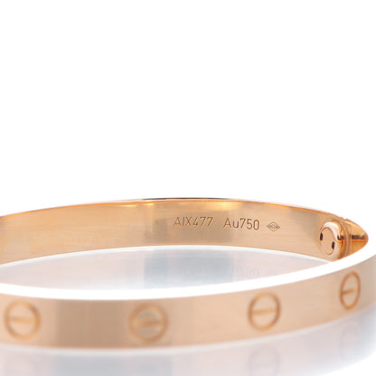 Cartier 18K Pink Gold LOVE Bracelet 16 5 of 6