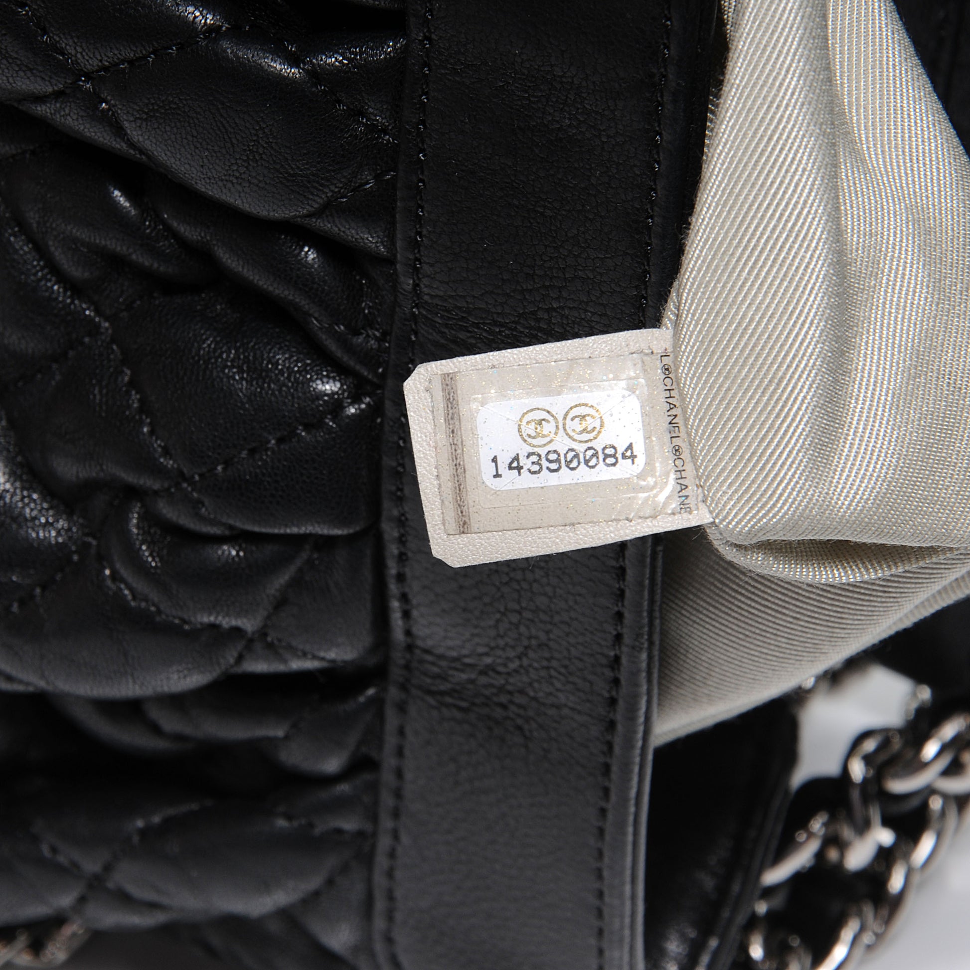Chanel Washed Lambskin Mini Chain Around Messenger Black 6 of 7