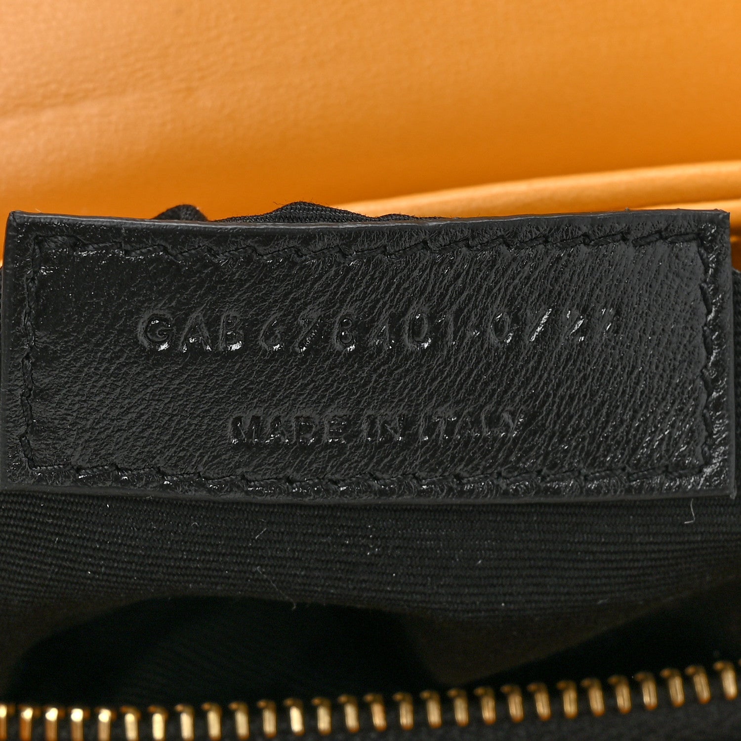 Saint Laurent Calfskin Y Quilted Monogram Toy Loulou Crossbody Bag Cheddar 7 of 11