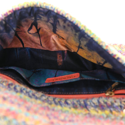 Chanel Knit Small Flap Orange Multicolor 5 of 10