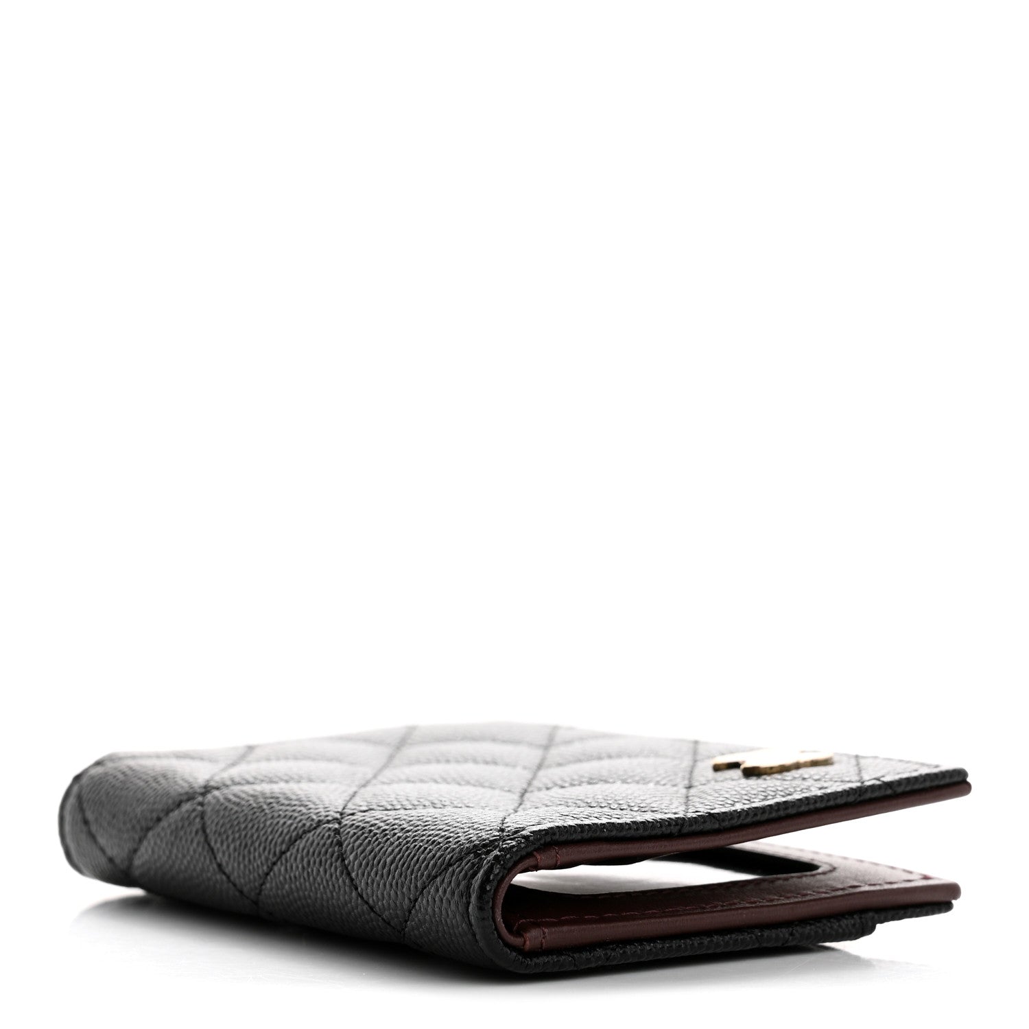 Chanel Caviar Quilted Card Holder Wallet Black 4 of 9