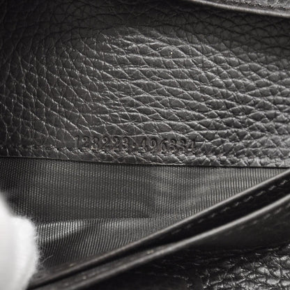 Gucci Monogram Nylon Leather Continental Wallet Brown 7 of 9