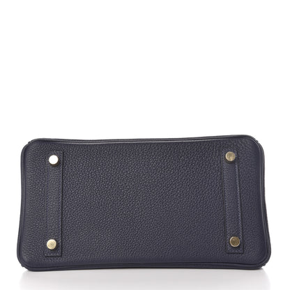 Hermes Togo Birkin 25 Bleu Nuit 6 of 38