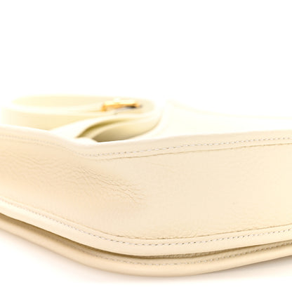 Hermes Taurillon Clemence Evelyne 23 Poche III Cream 9 of 11