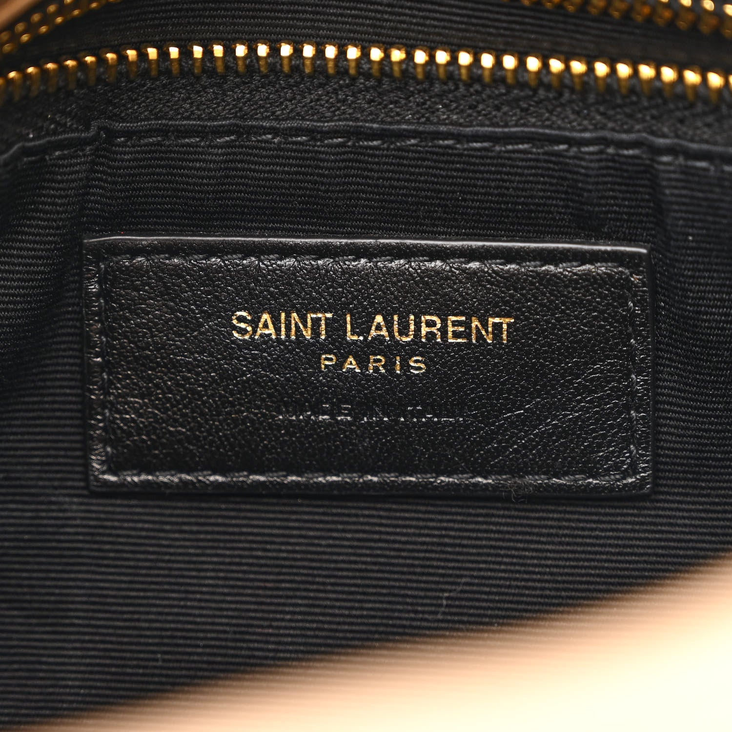Saint Laurent Lambskin Quilted Toy Loulou Puffer Monogram Chain Satchel Dark Beige 6 of 10