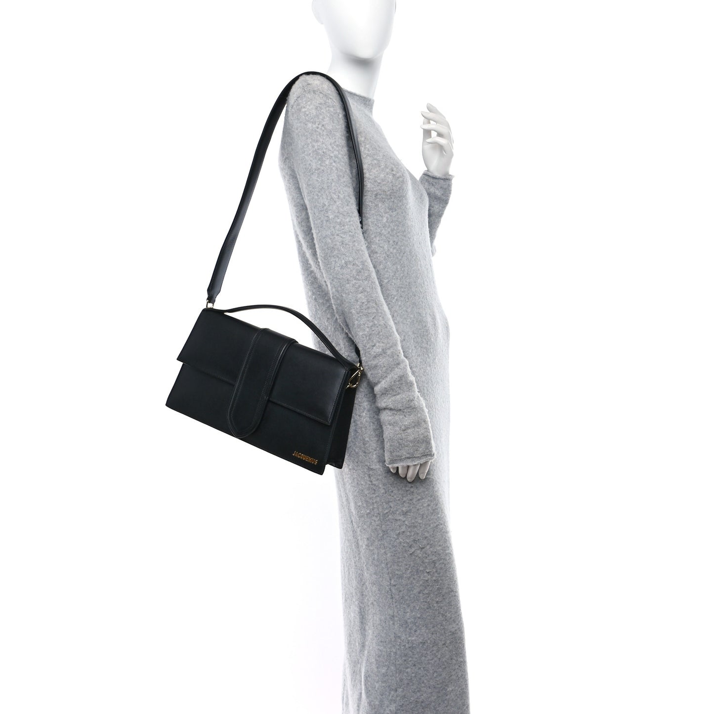 Smooth Calfskin Le Bambinou Black