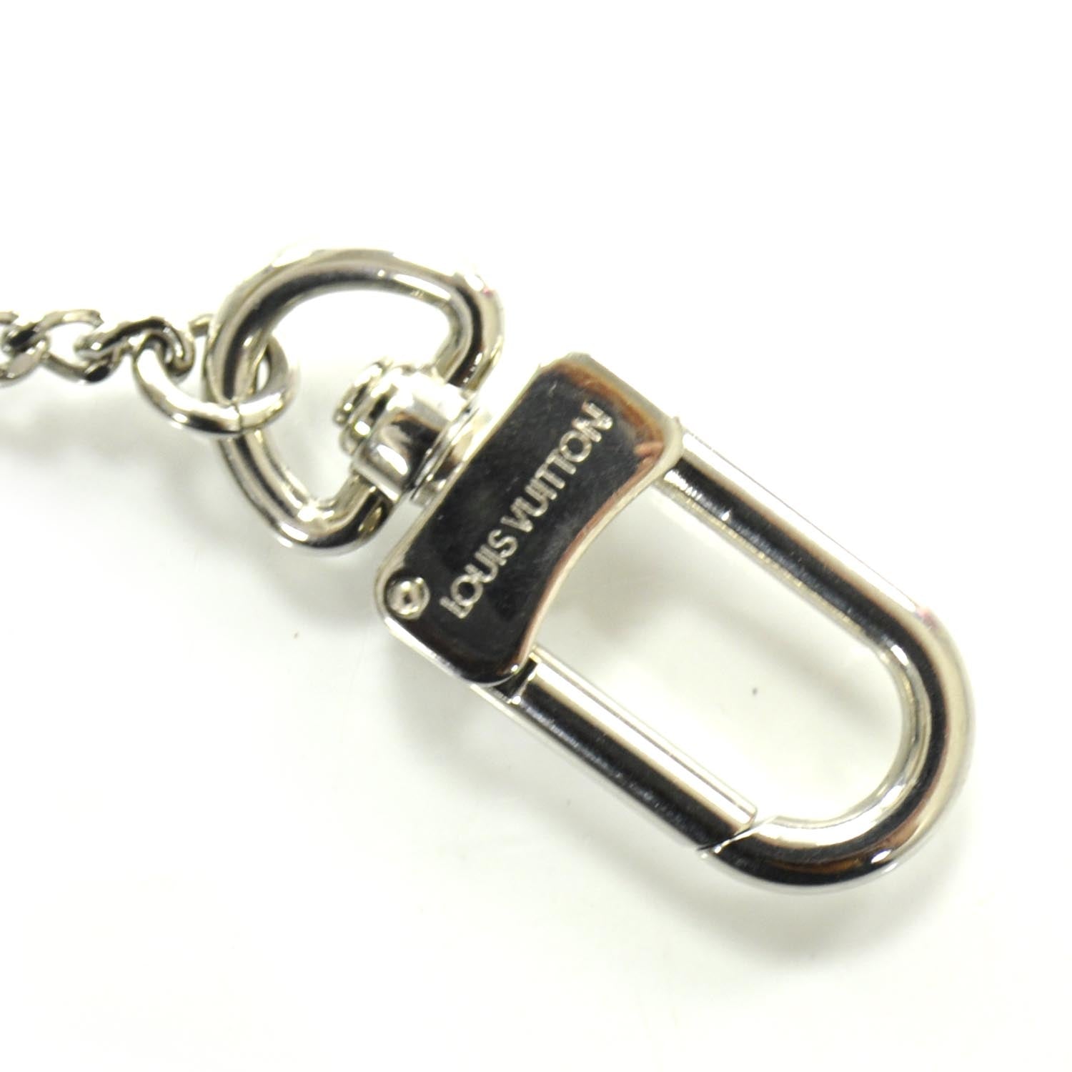Louis Vuitton Pochette Extender Key Ring Chain Silver 5 of 5