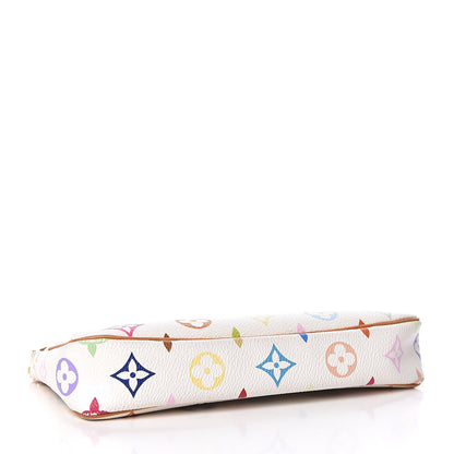 Louis Vuitton Monogram Multicolor Pochette Accessories White 4 of 12