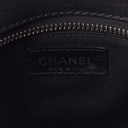 Chanel Sheepskin Velvet Mademoiselle Shoulder Bag Black 8 of 9
