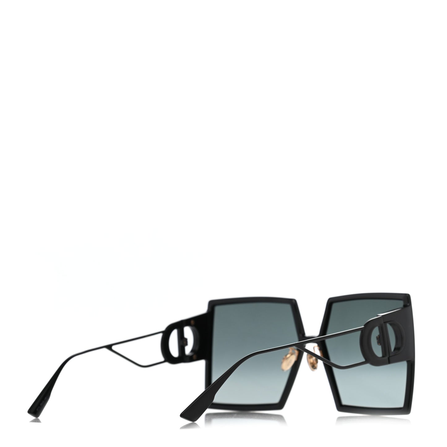 Square 30 Montaigne Sunglasses Black
