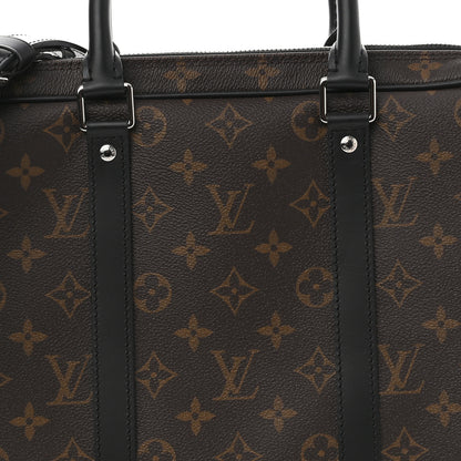 Louis Vuitton Monogram Macassar Porte-Documents Voyage PM 7 of 9