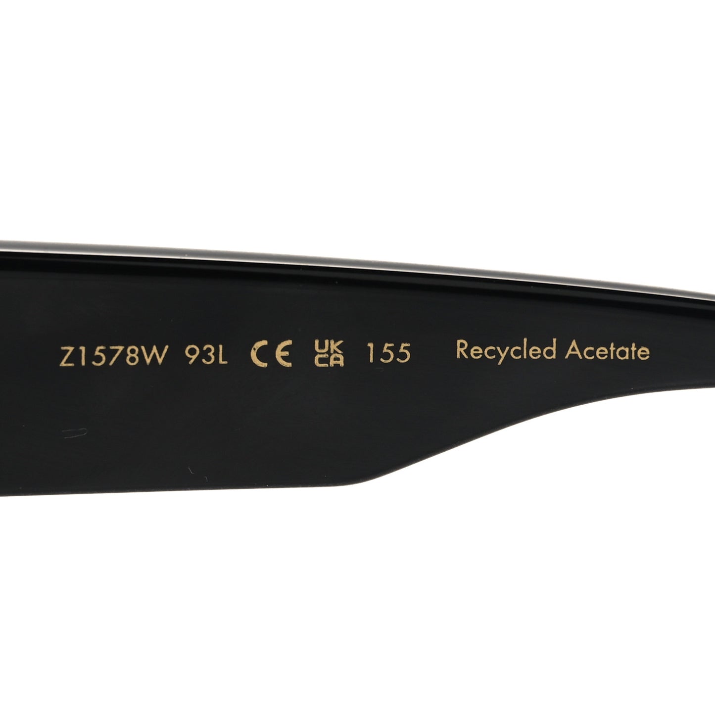 Acetate Swarovski Crystal Cyclone Sunglasses Z1578W Black