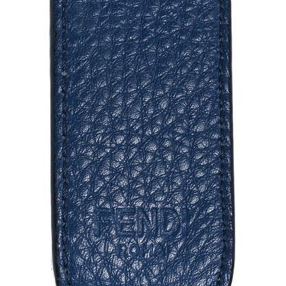 Fendi Cuoio Romano Bi-Color Studded Strap You Blue Marine Black 3 of 4