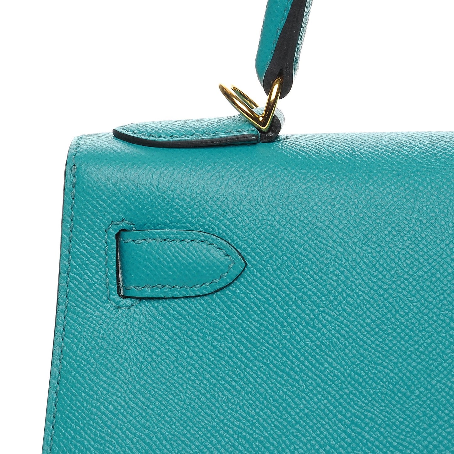 Epsom Kelly Sellier 28 Bleu Paon