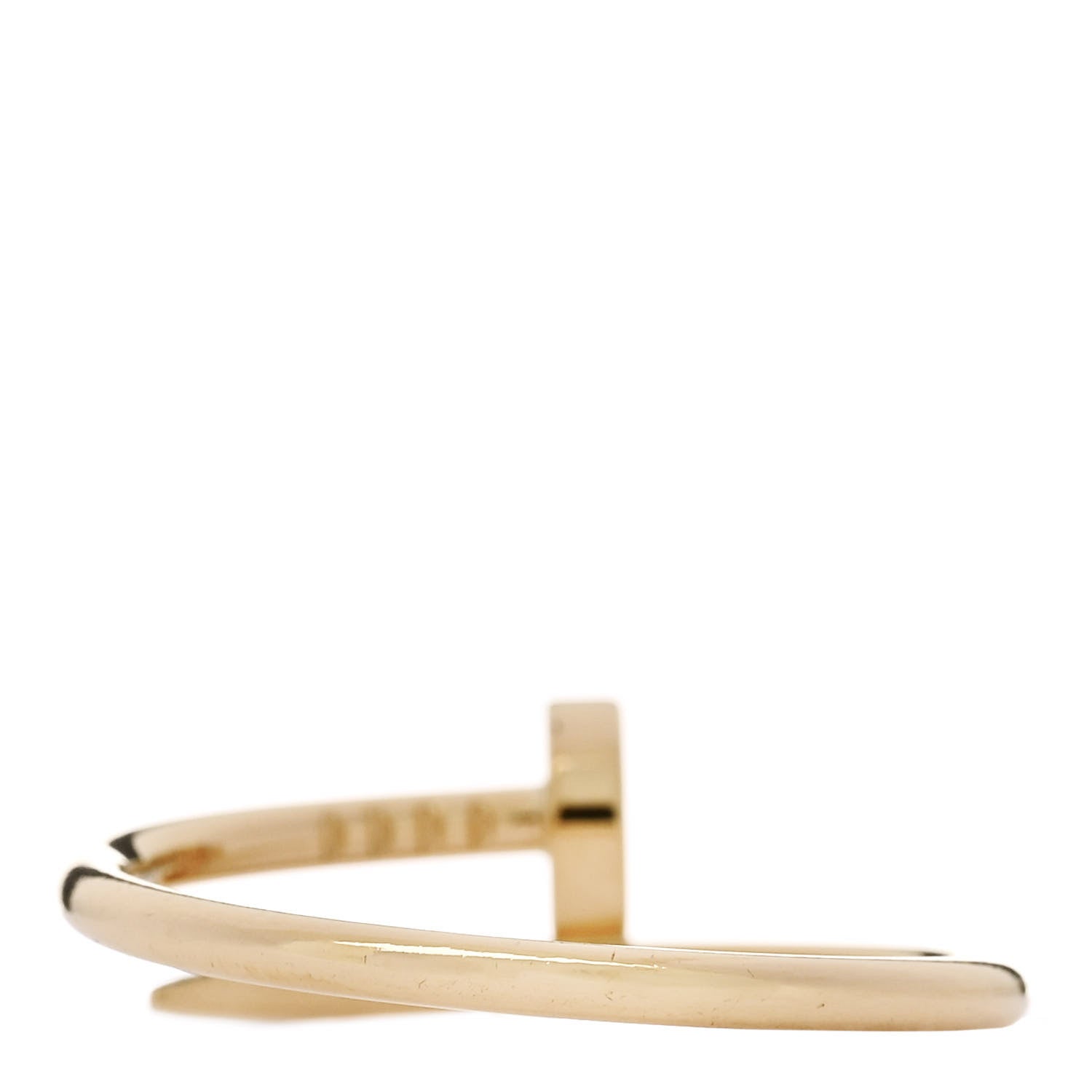 Cartier 18K Yellow Gold Small Juste Un Clou Ring 60 9 3 of 5
