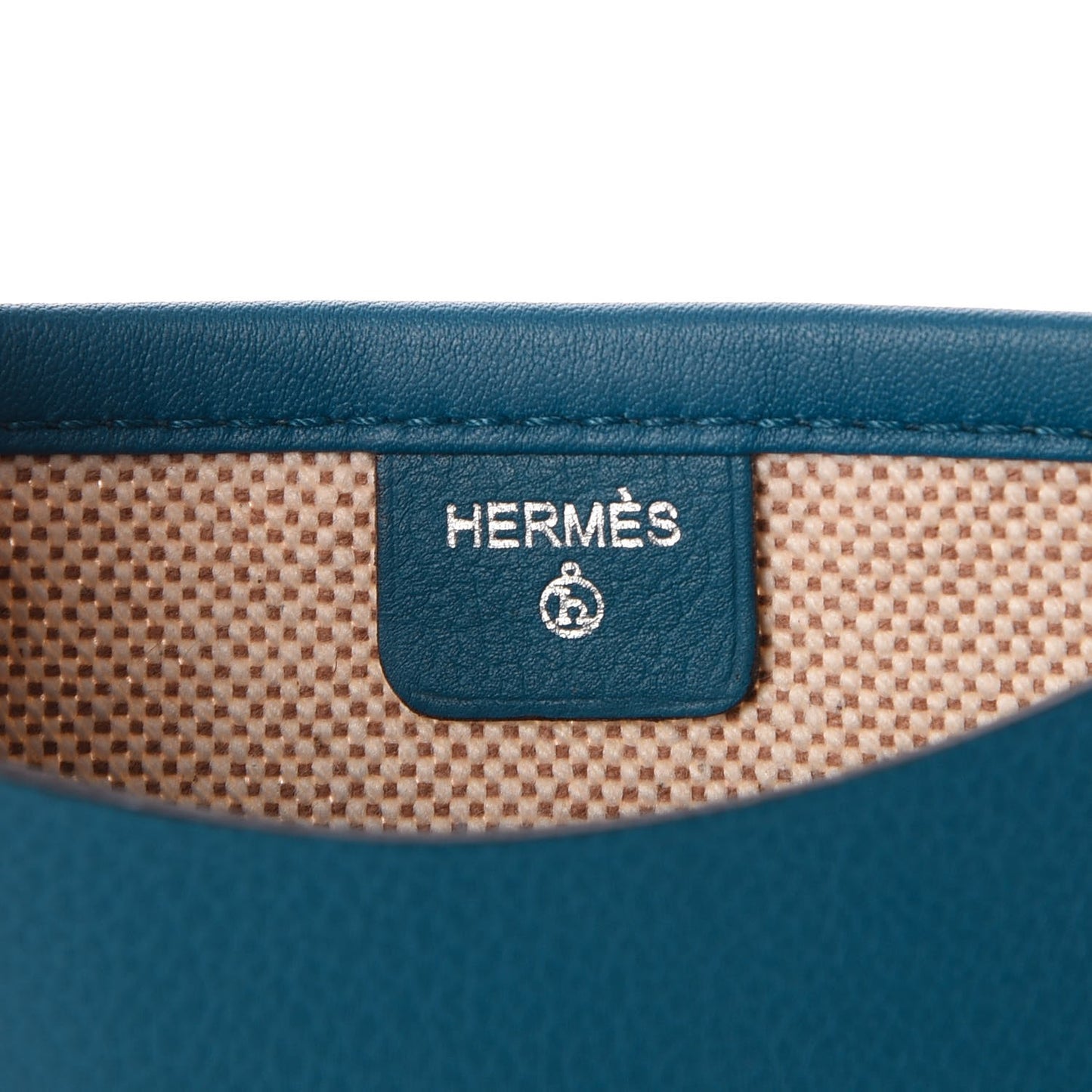 Swift Toile Petit H Passport Holder Bleu Thalassa