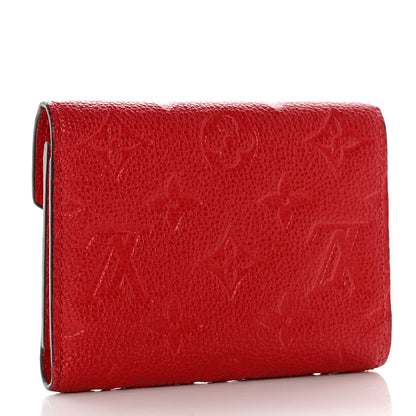 Louis Vuitton Empreinte Victorine Wallet Scarlet 3 of 8