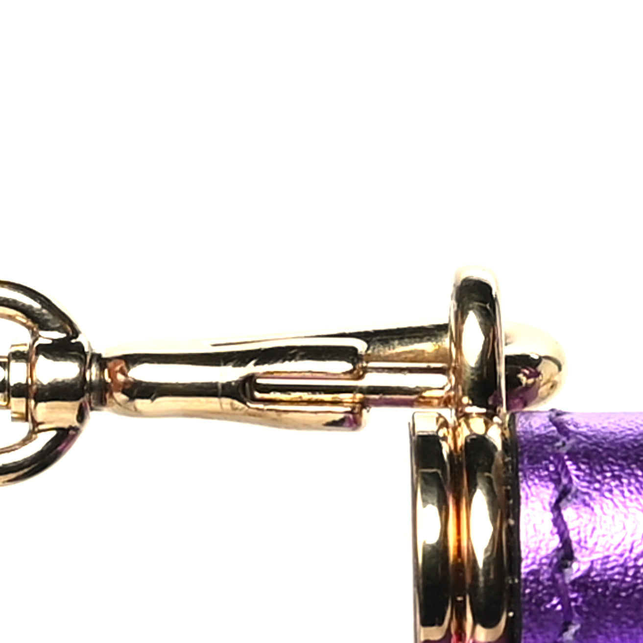 Dolce & Gabbana Metallic Calfskin Mini Von Bag Purple 11 of 11