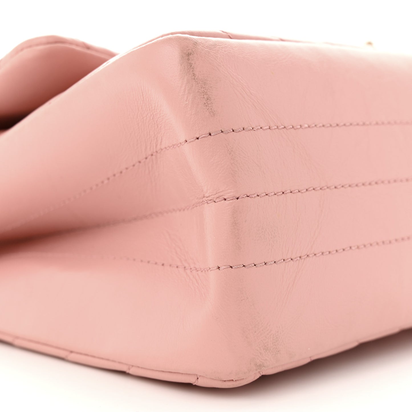Aged Calfskin Chevron Quilted 2.55 Reissue 226 Flap Light Pink