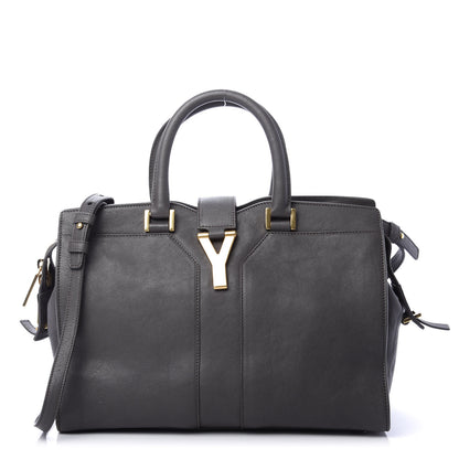 Saint Laurent Sheepskin Small Cabas ChYc Grey 1 of 11