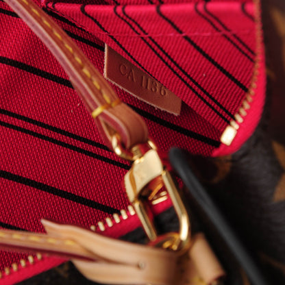 Louis Vuitton Monogram Neverfull MM GM Pochette Pivoine 7 of 7