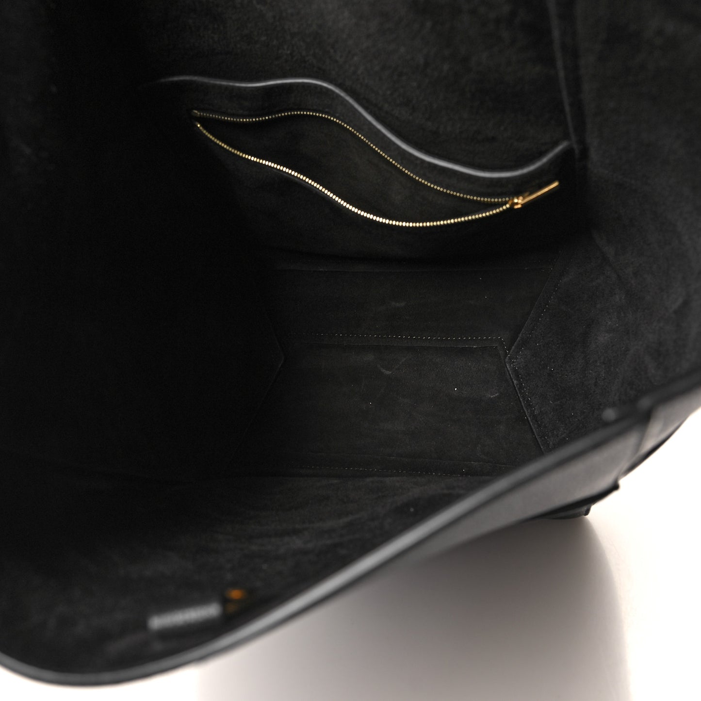 Soft Grained Calfskin Sangle Bucket Bag Black