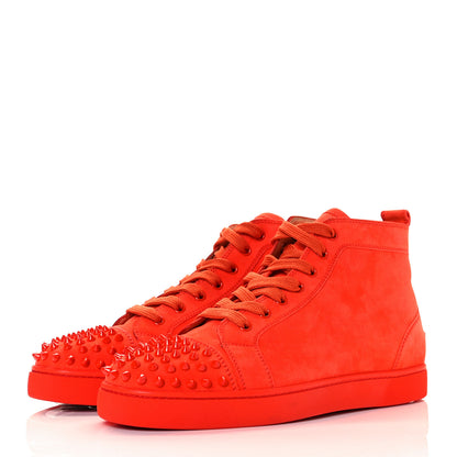 Christian Louboutin Suede Mens Louis Spikes Flat Sneakers 42.5 Capucine 8 of 30