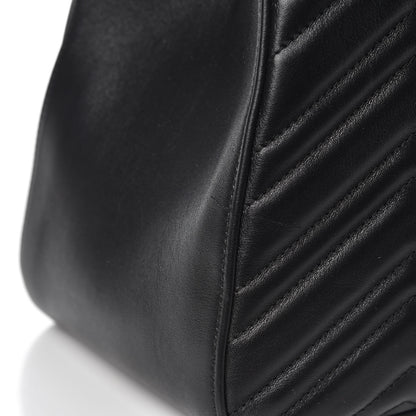 Gucci Calfskin Matelasse Medium GG Marmont Shoulder Tote Bag Black 13 of 13