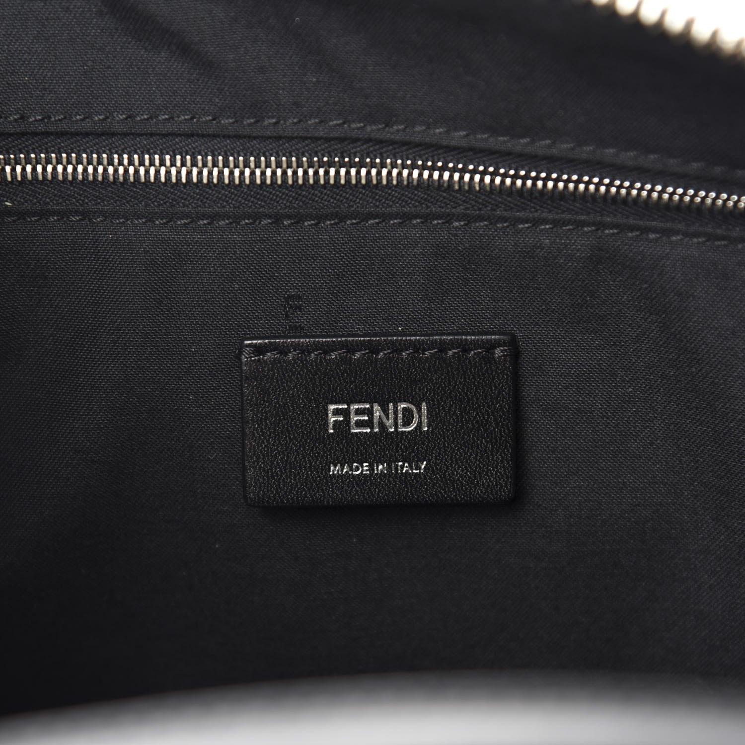 Fendi Calfskin Monster Eyes Lui Urban Briefcase Black 8 of 10