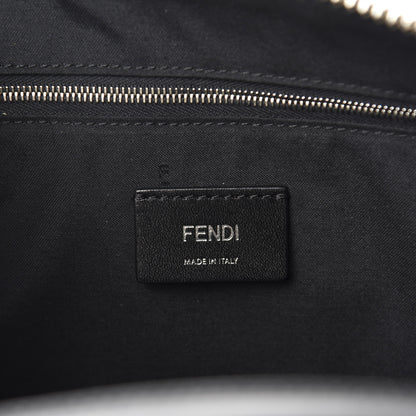Fendi Calfskin Monster Eyes Lui Urban Briefcase Black 8 of 10