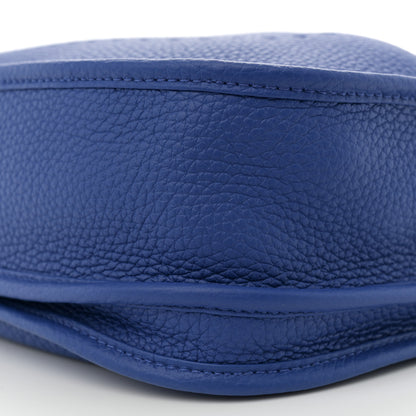 Hermes Taurillon Clemence Evelyne III PM Bleu Royal 10 of 11