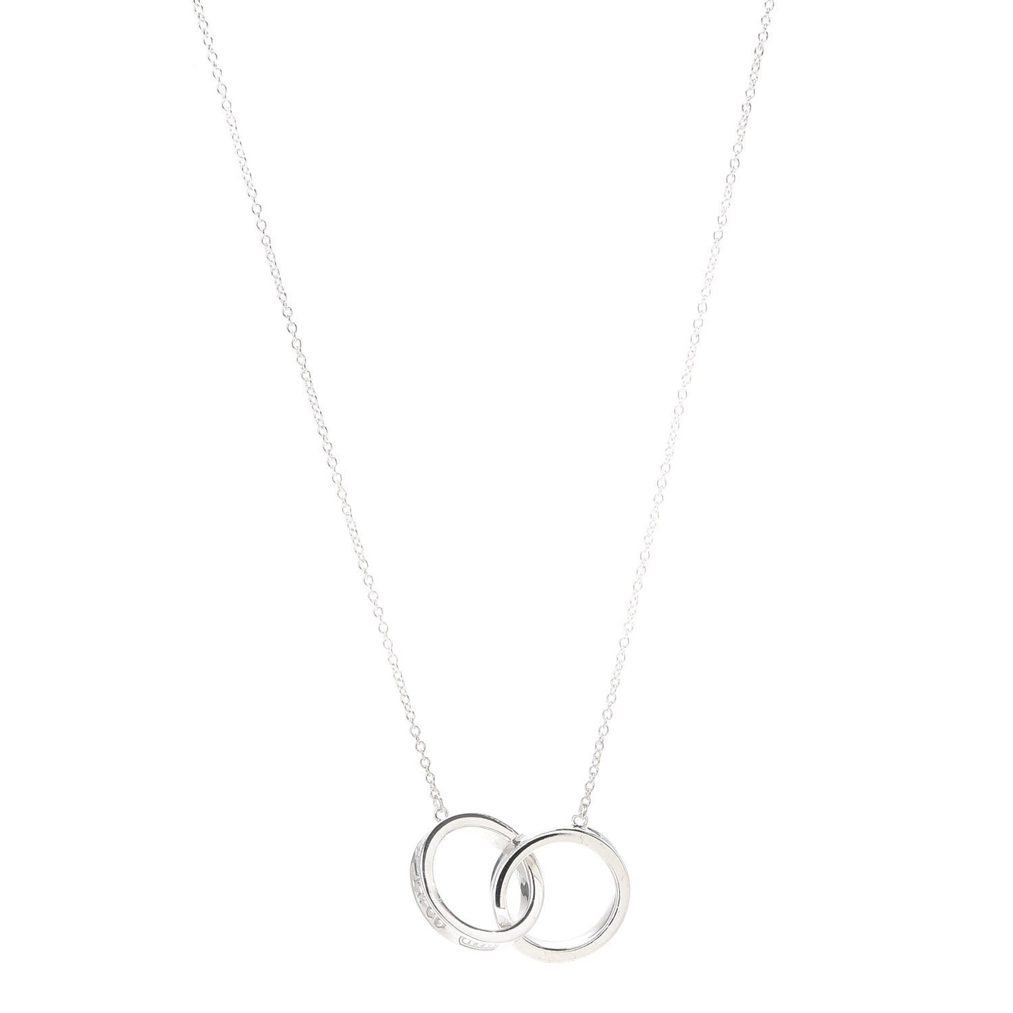 Sterling Silver 1837 Interlocking Circles Pendant Necklace