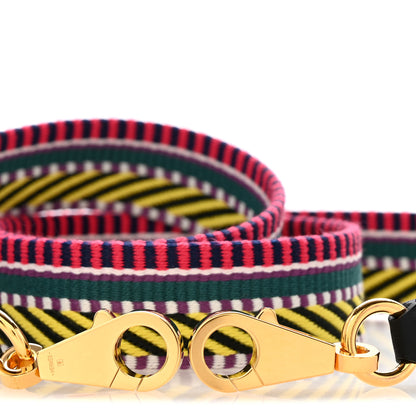 Hermes Toile Swift 25mm Sangle Cavale Shoulder Strap Multicolor Black 3 of 6